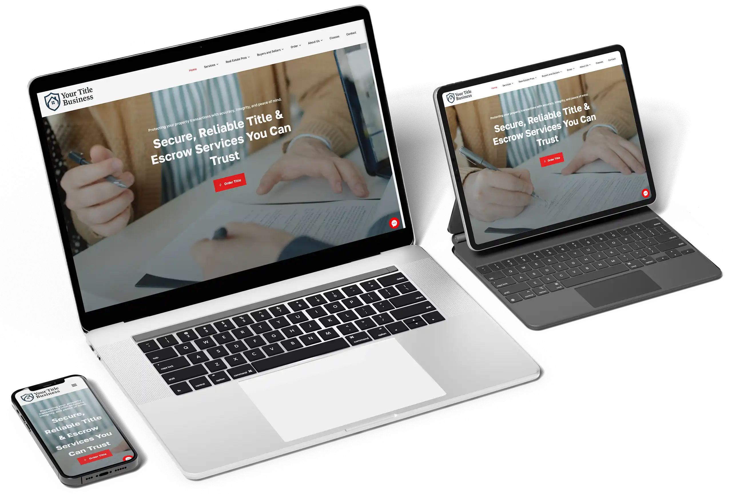 responsive title website design